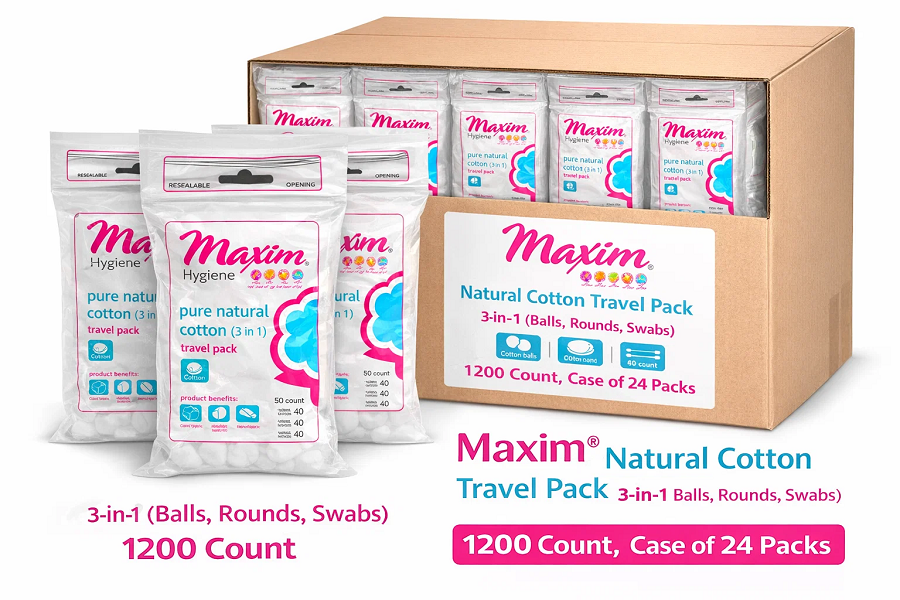 Natural Cotton 3-in-1 Travel Pack