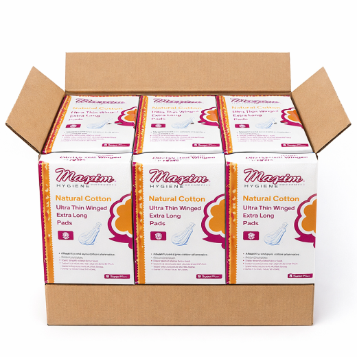 Natural Cotton Ultra Thin Winged Sanitary Pads, SP