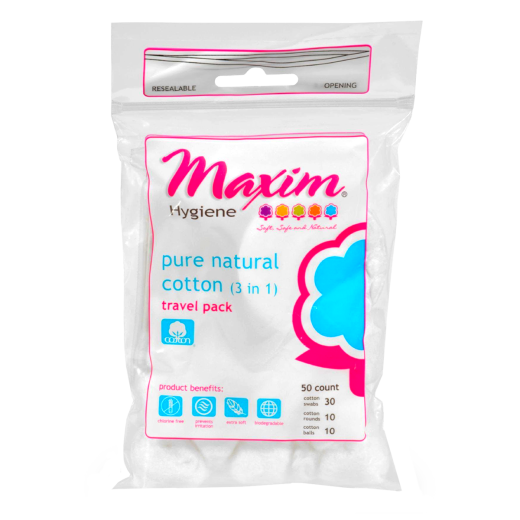 Natural Cotton 3 in 1 Travel Pack