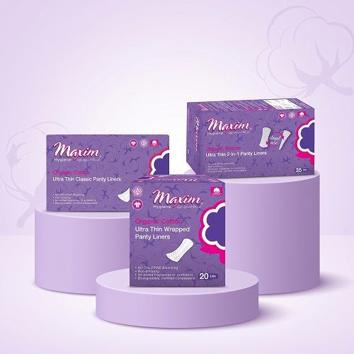 Organic Cotton Pantiliners, 3 Packs, Combo