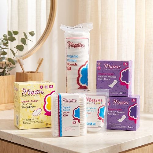 Organic Cardboard Applicator Tampons, Pads/Liners, Wipes, Combo