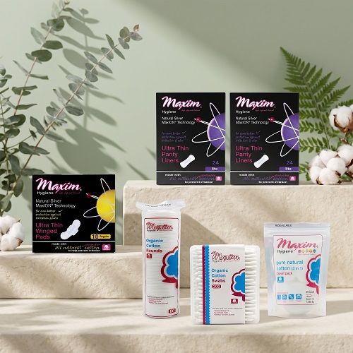 MaxION Pads/Liners, Organic Rounds/Swabs/Travel Pack, Combo