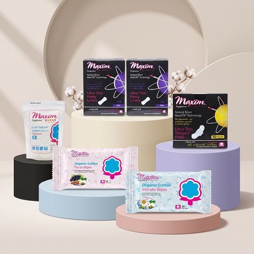 MaxION Pads/Liners, Travel Pack, Intimate/Facial Wipes, Combo