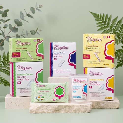 Maxim® Plastic Applicator Tampons, Reg/32, Sup/14, Pads & Liners, Reg/10, Sup/10, Lite/24, Intimate Wipes, Travel Pack, 160ct, 8 Packs ($2.62 Savings)