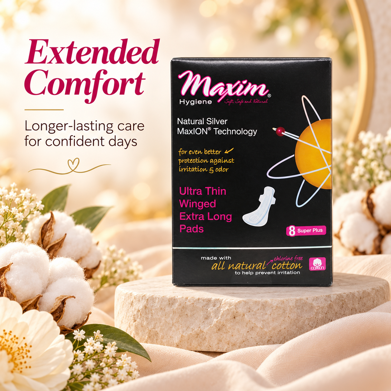 MaxION overnight pads